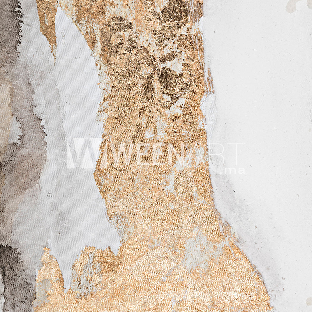 Tableau décoration : obscur gold