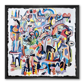 Tableau décoratif avec Cadre Américain - peinture