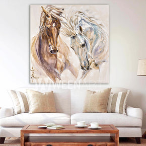 Tableau décoratif - les deux chevaux