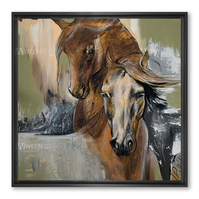 Tableau décoratif avec Cadre Américain - two faces