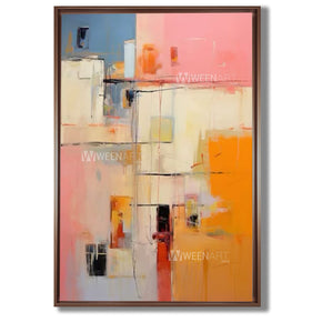 Tableau décoratif : Détroit - avec cadre américain