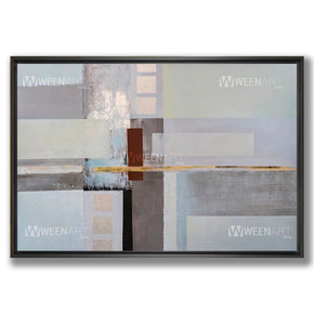 Tableau décoratif : Lines of thought avec cadre americain