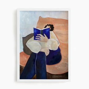 Tableau décoratif avec cadre américain : Whisper of pages