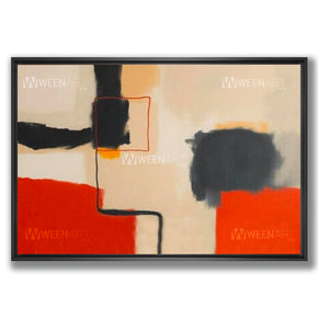 Tableau décoratif : Abstrait Aveugle avec cadre americain