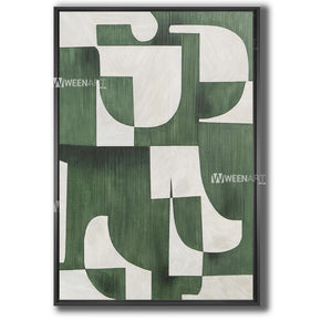 Tableau décoratif avec cadre américain : The organic balance