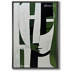 Tableau décoratif avec cadre américain : Echo of a face