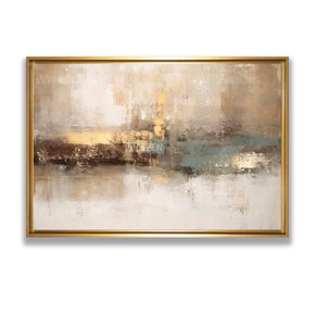 Tableau décoratif avec cadre américain: vie d'or