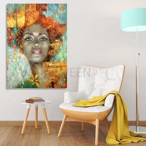 Tableau décoratif - Femme Afro